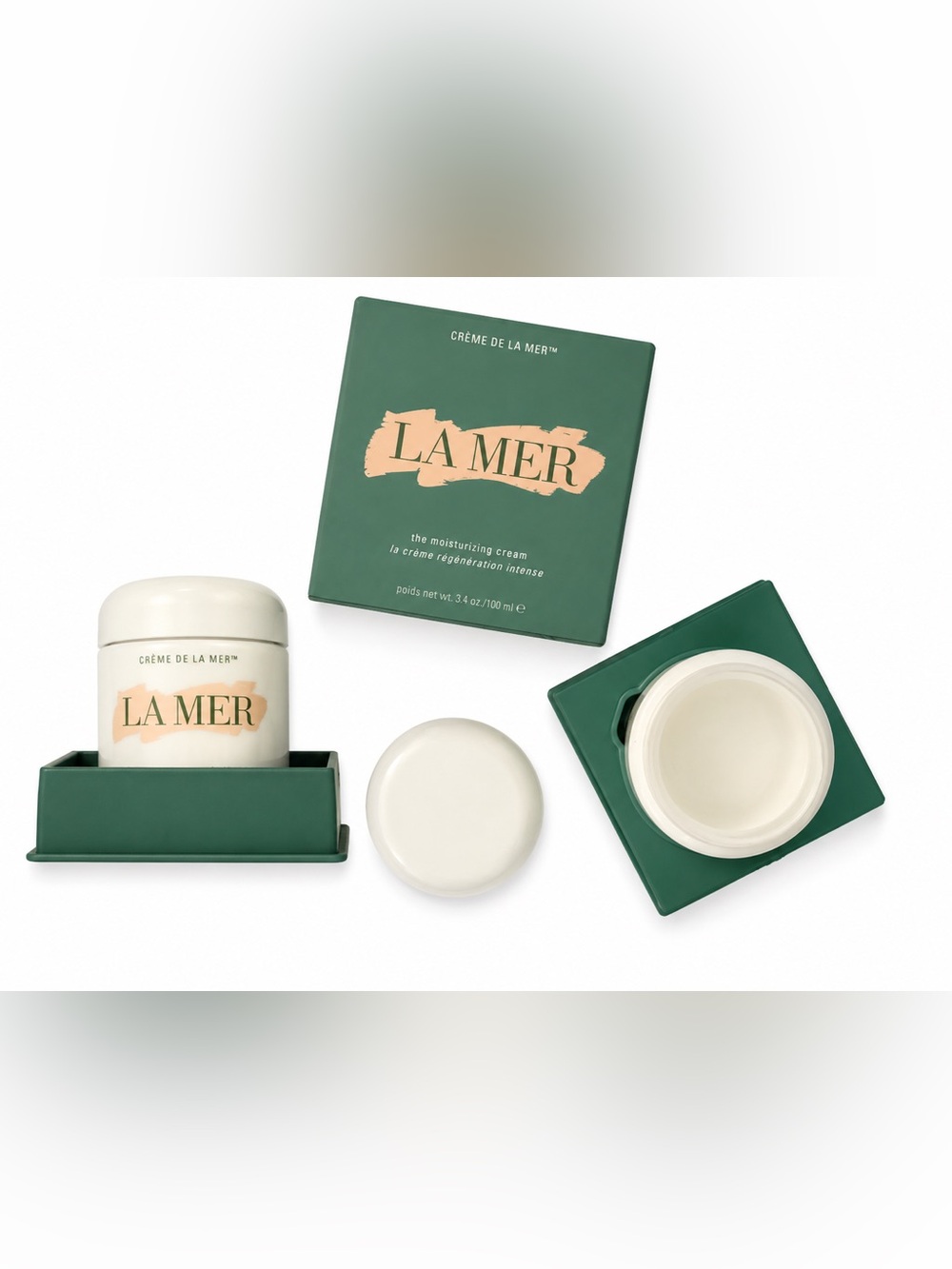 La Mer EMPTY Crème de la Mer 3.4 oz 100ml Jar & Box Display Decor